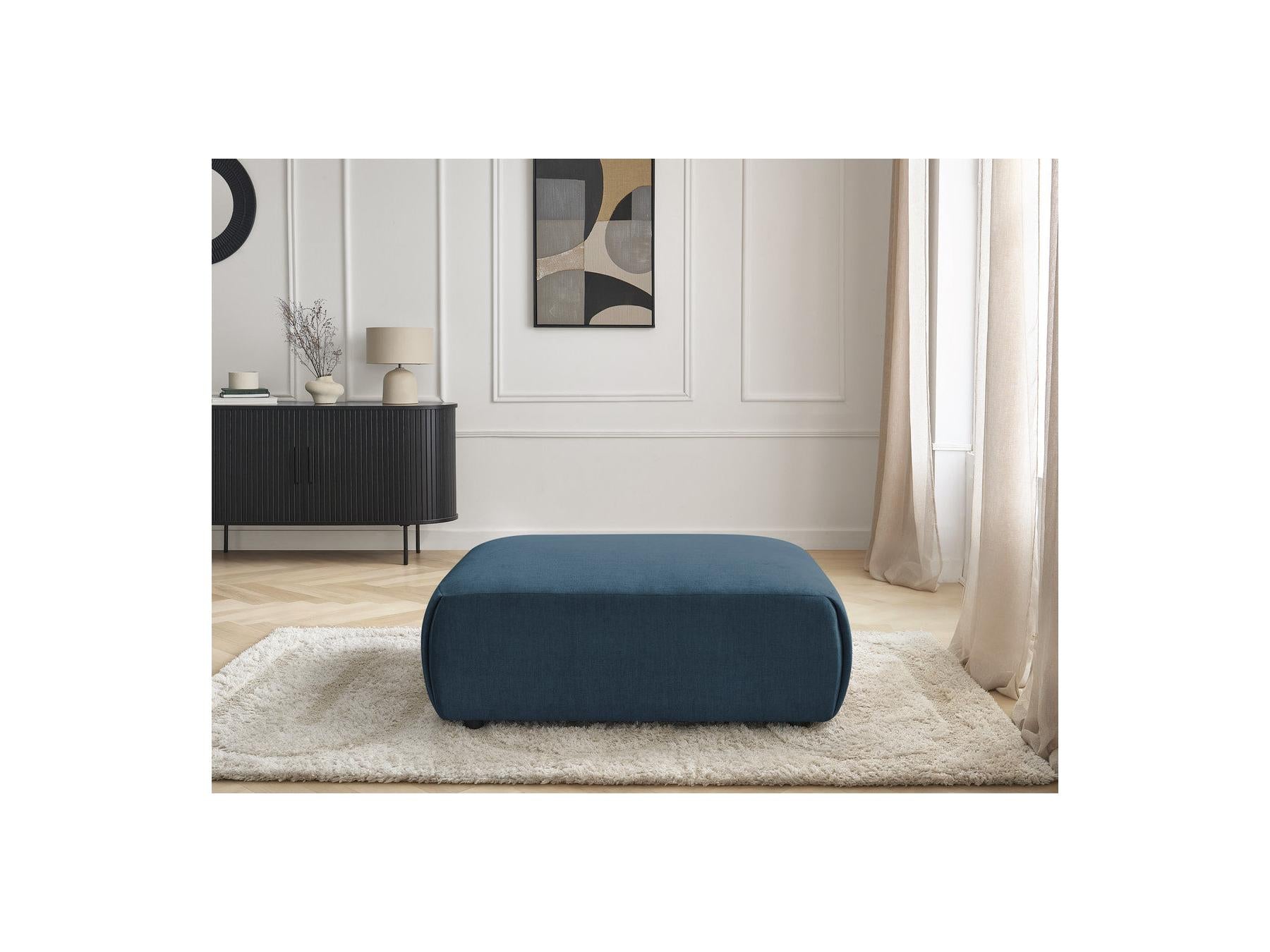 Jana - Large Pouffe - Velvet Fabric
