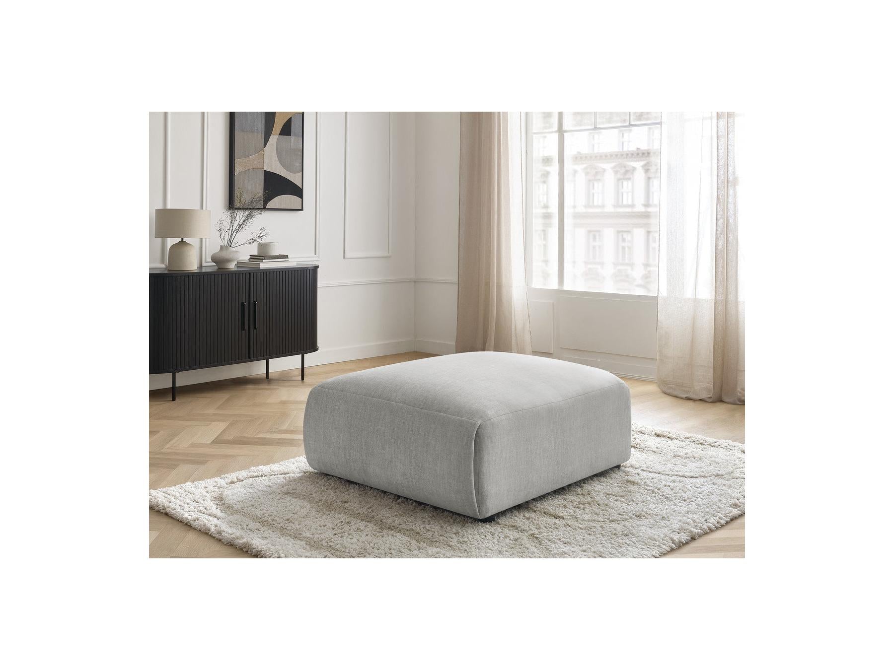 Jana - Large Pouffe - Velvet Fabric