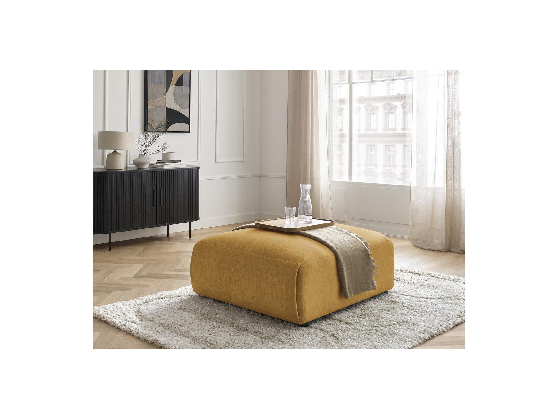 Jana - Large Pouffe - Velvet Fabric