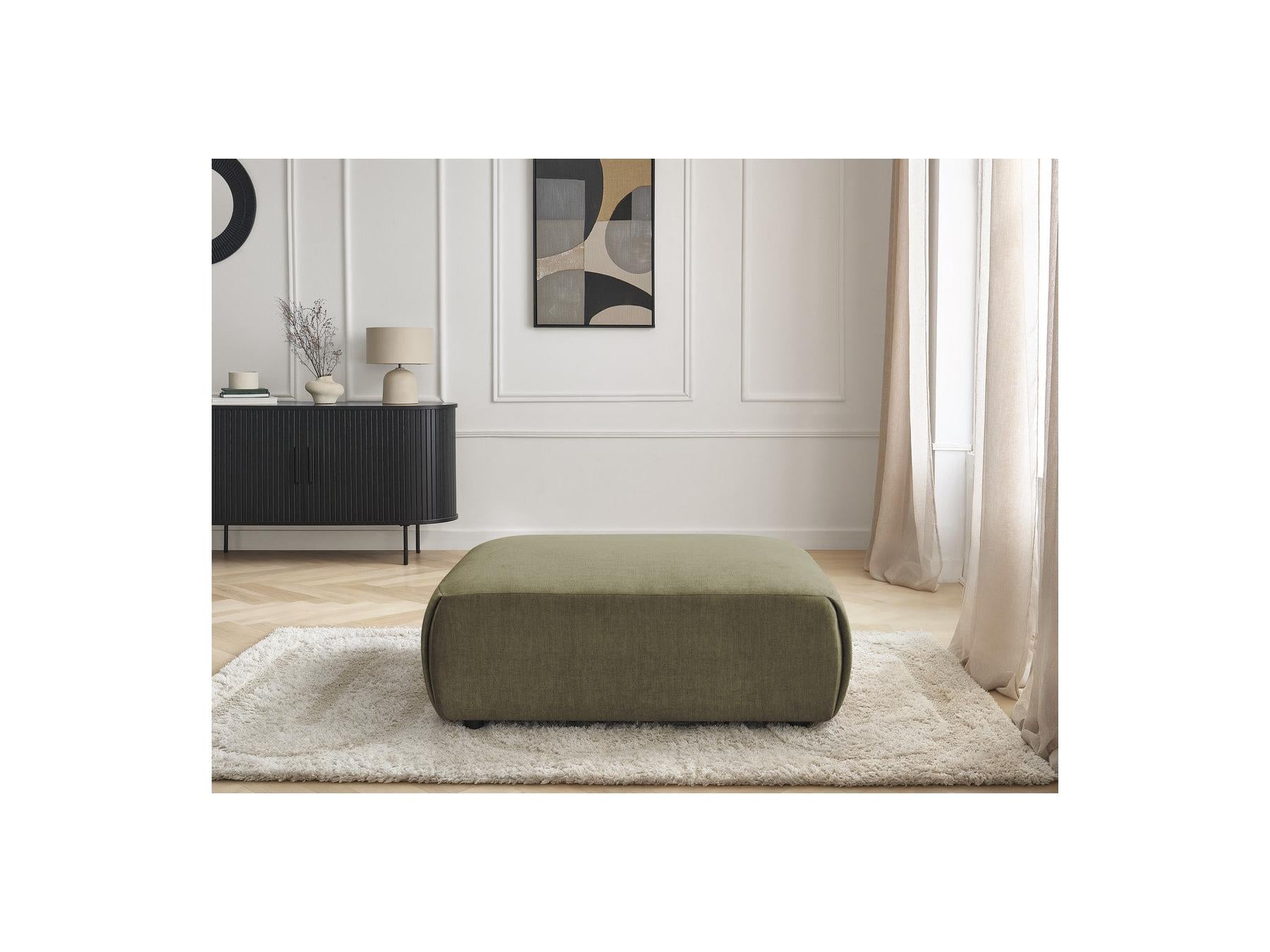 Jana - Large Pouffe - Velvet Fabric