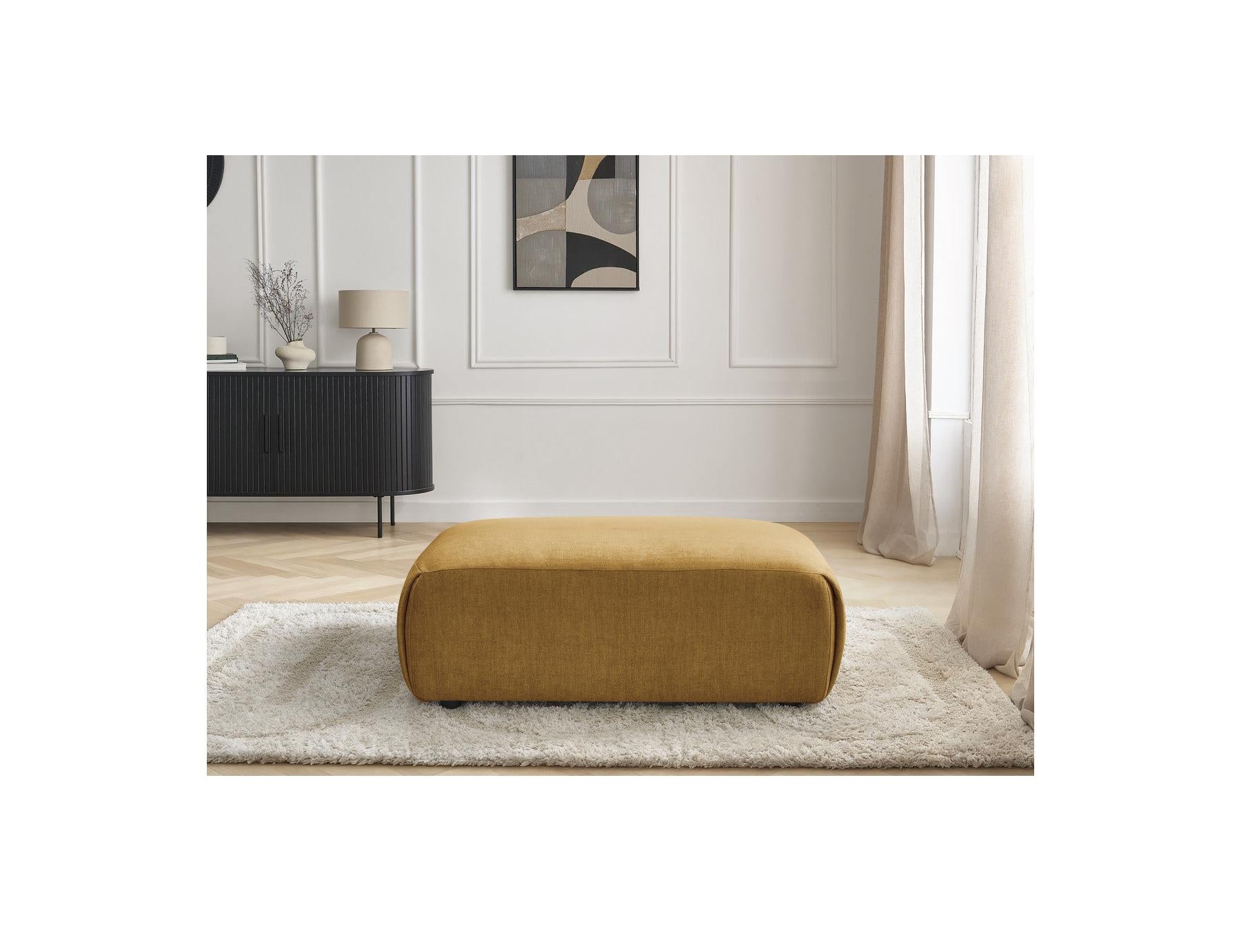 Jana - Pouf Petit - Tissu Velours