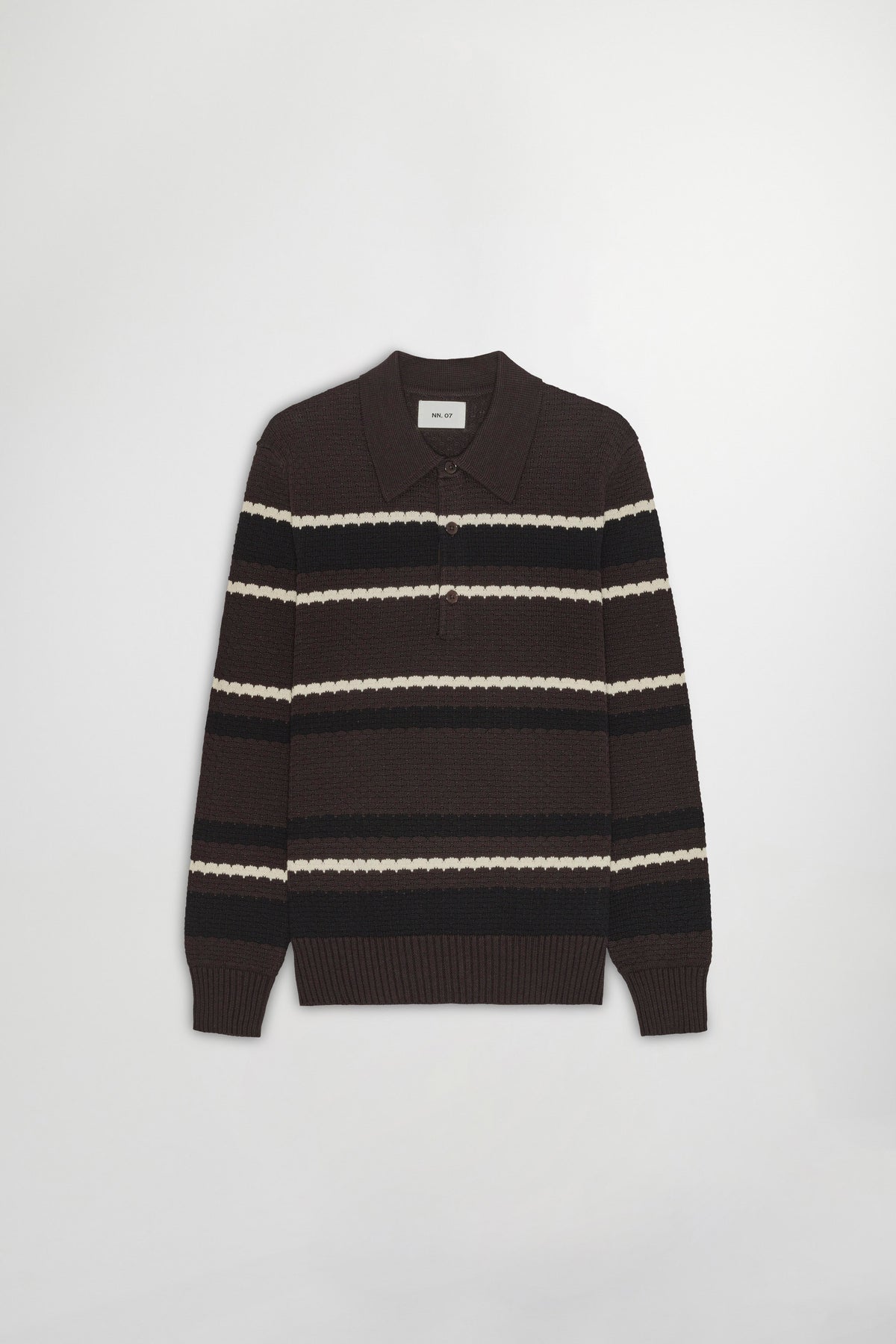 Maille Alfie Ls Polo - Dusky Port