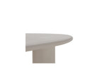 Constance - Table À Manger Ovale - Beige Effet Béton
