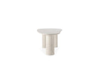 Constance - Set - With Beige Oval Concrete-Effect Dining Table + 4 Pia Chairs