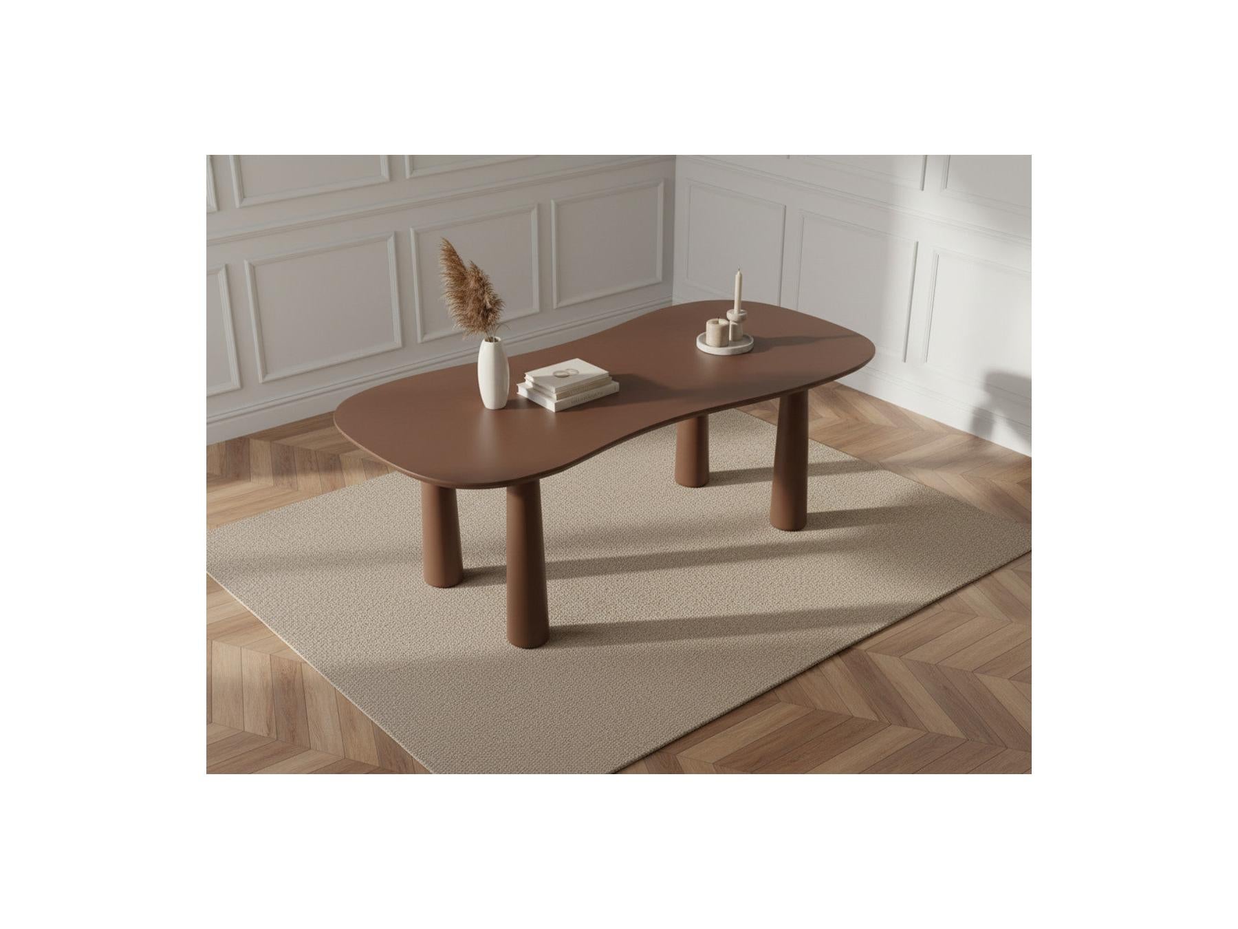 Sasha - Oval Dining Table - Brown
