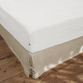 Fitted Sheet - Washed Linen - Soline - Chalk