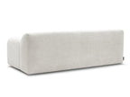 Canapé Droit Fixe 3 Places Melisse Tissu Texturé