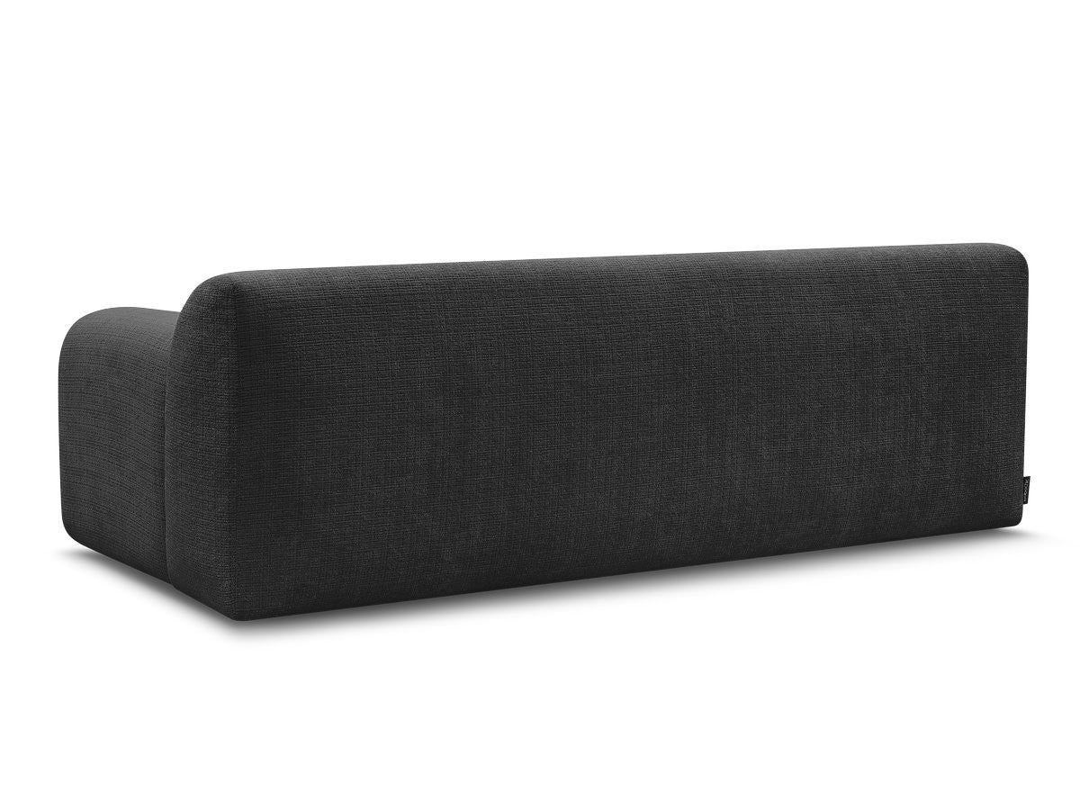 Canapé Droit Fixe 3 Places Melisse Tissu Texturé
