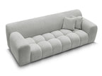 Canapé Droit Fixe 3 Places Melisse Tissu Texturé