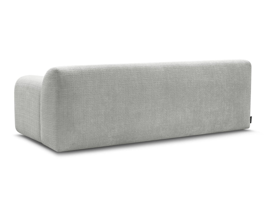 Canapé Droit Fixe 3 Places Melisse Tissu Texturé