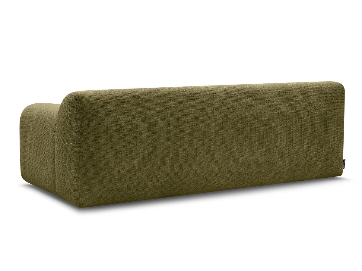 Canapé Droit Fixe 3 Places Melisse Tissu Texturé