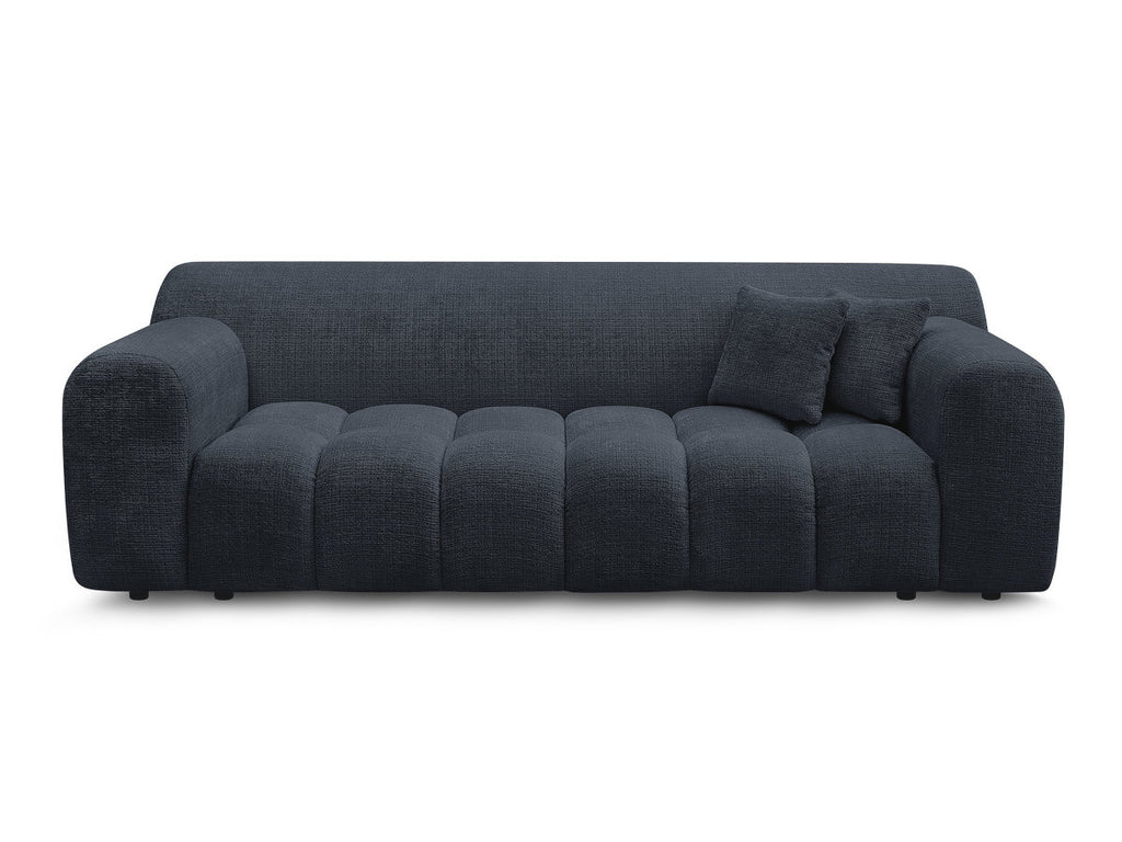 Canapé Droit Fixe 3 Places Melisse Tissu Texturé