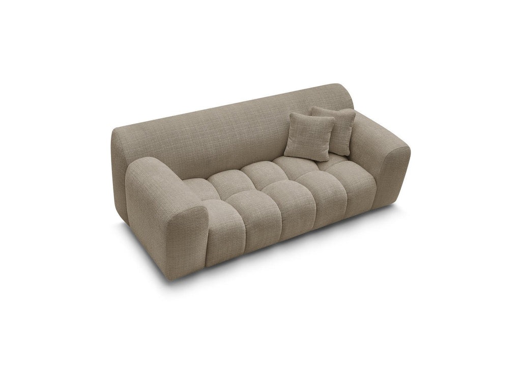 Melisse - Canapé Droit Fixe 2 Places - Tissu Texturé