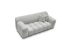 Melisse - Canapé Droit Fixe 2 Places - Tissu Texturé