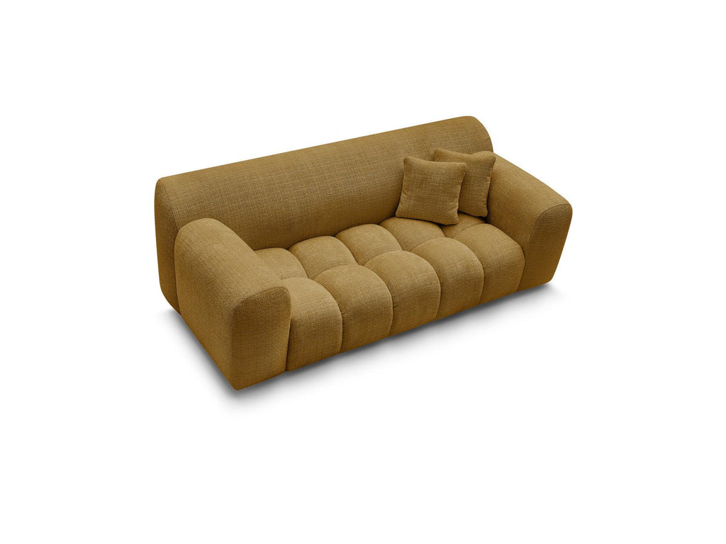 Melisse - Canapé Droit Fixe 2 Places - Tissu Texturé
