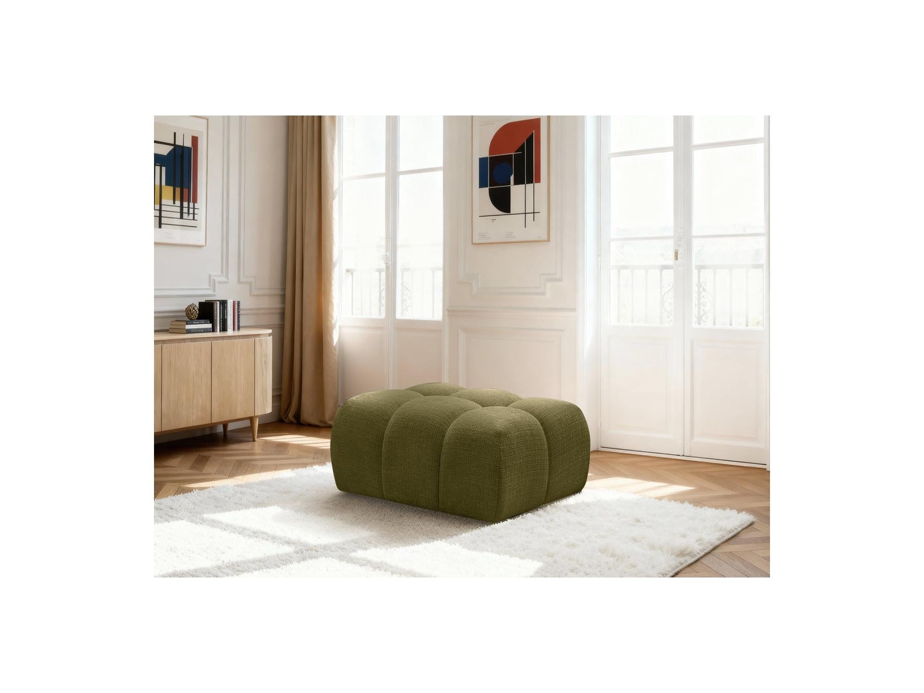 Melisse - Pouf - Tissu Texturé
