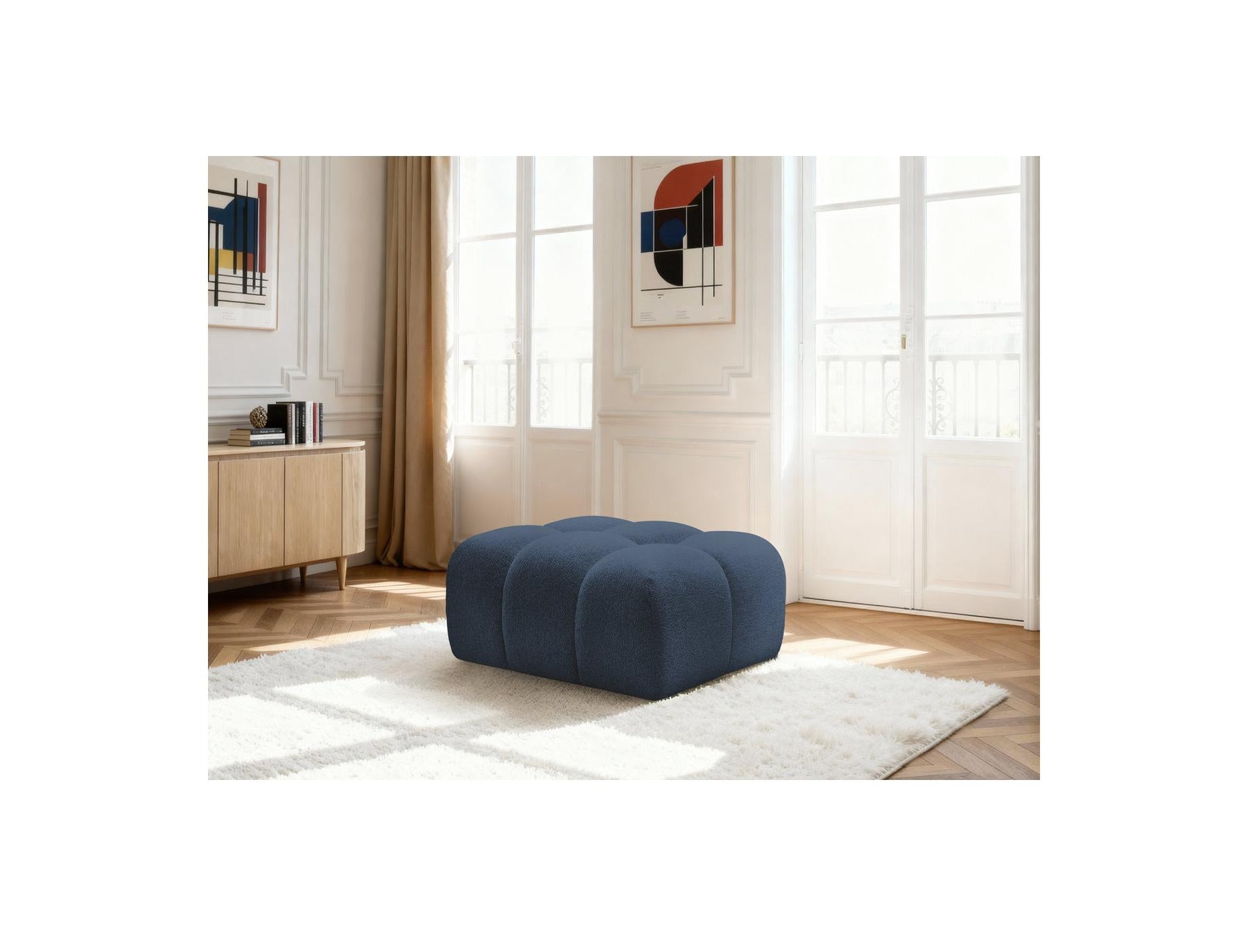 Melisse - Pouf - Tissu Chiné