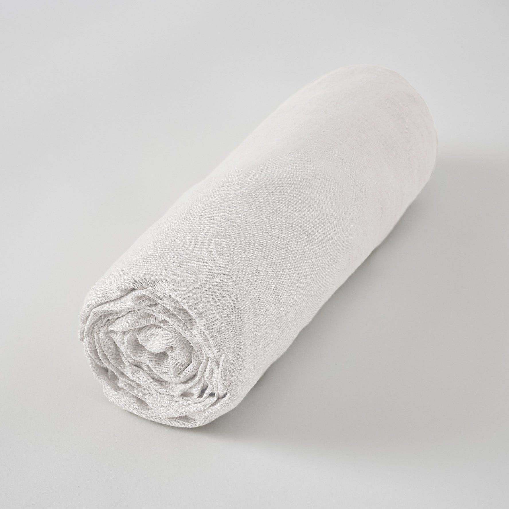 Fitted Sheet - Washed Linen - Soline - Chalk