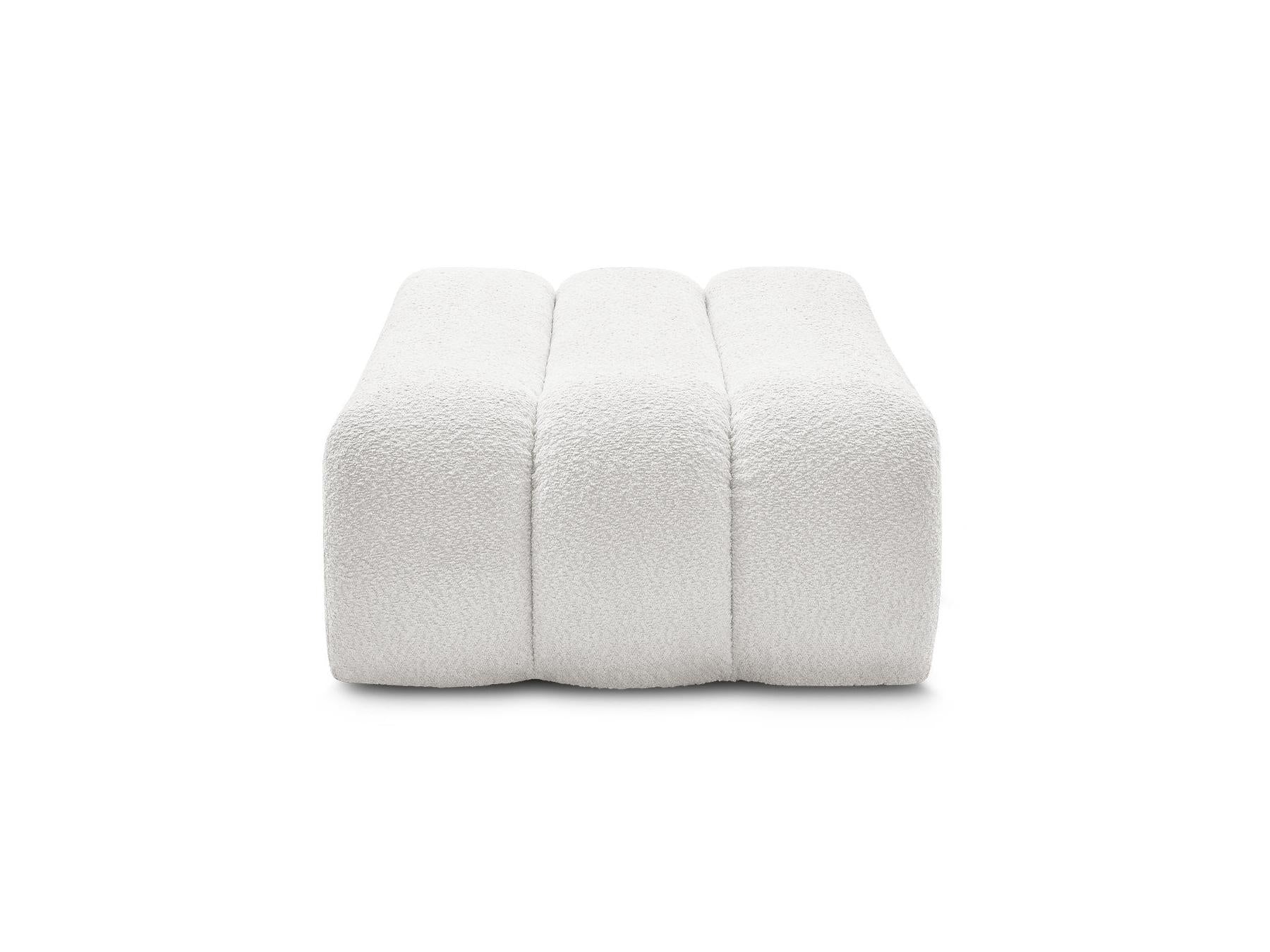Azra - Pouf - Tissu Bouclette