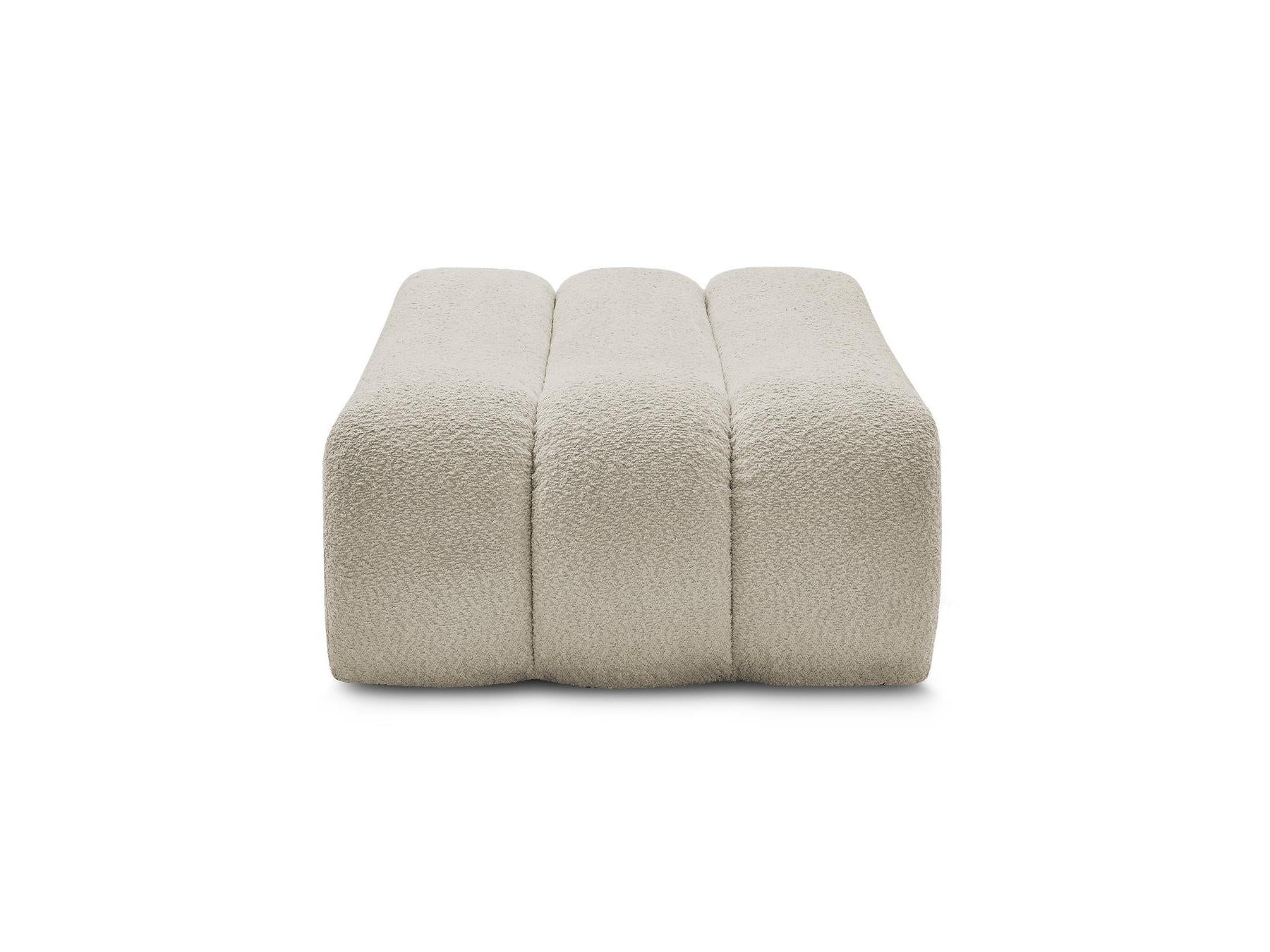 Azra - Pouf - Tissu Bouclette