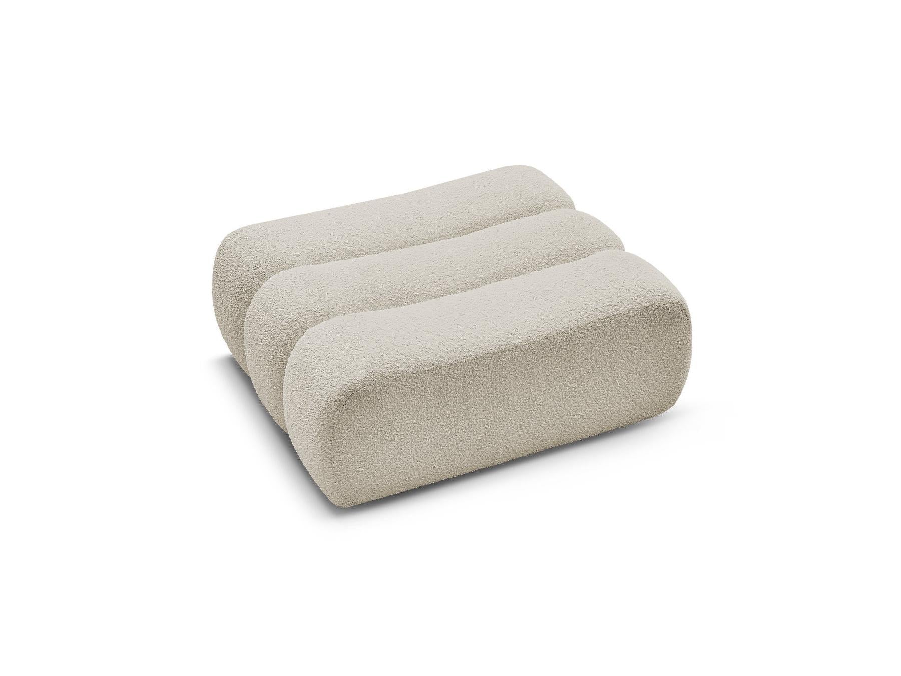 Azra - Pouf - Tissu Bouclette