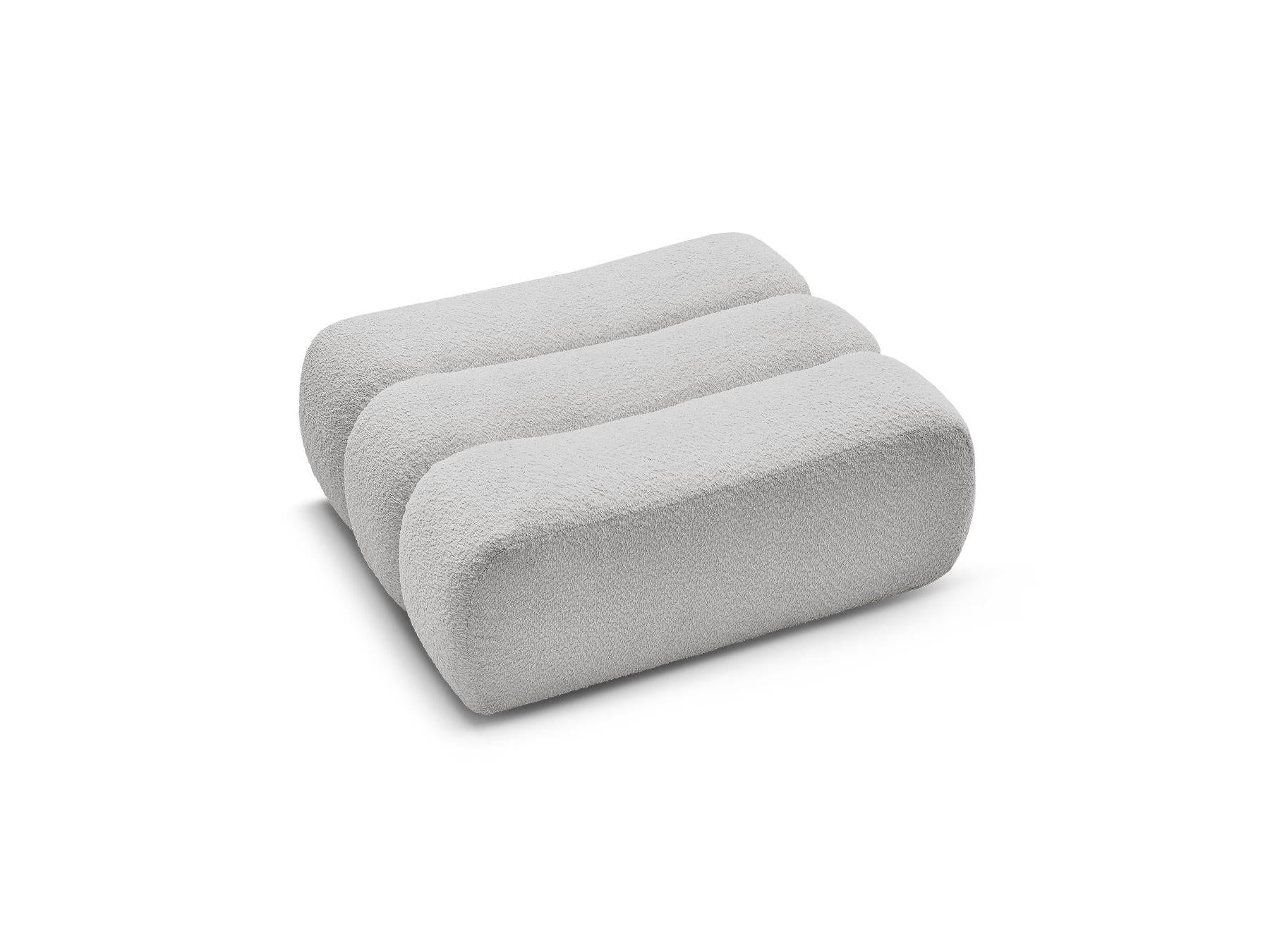Azra - Pouf - Tissu Bouclette