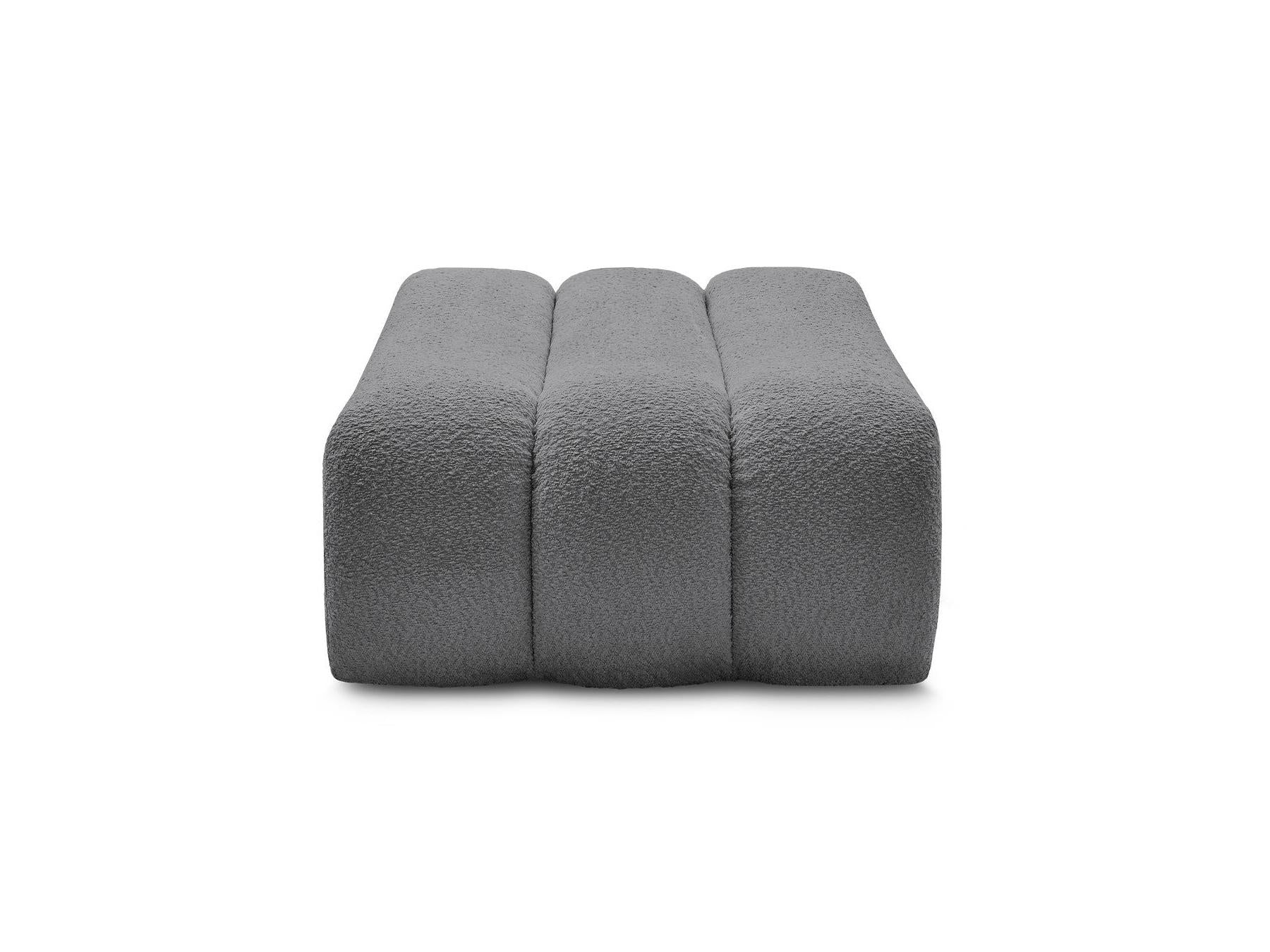 Azra - Pouf - Tissu Bouclette