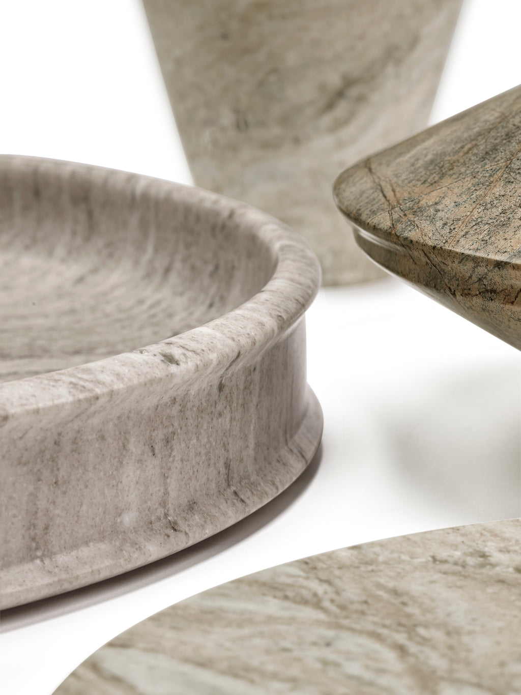 Dune - Vassoio - M - Marmo - Beige