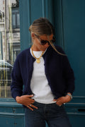 Gilet Ernest Angora Marine