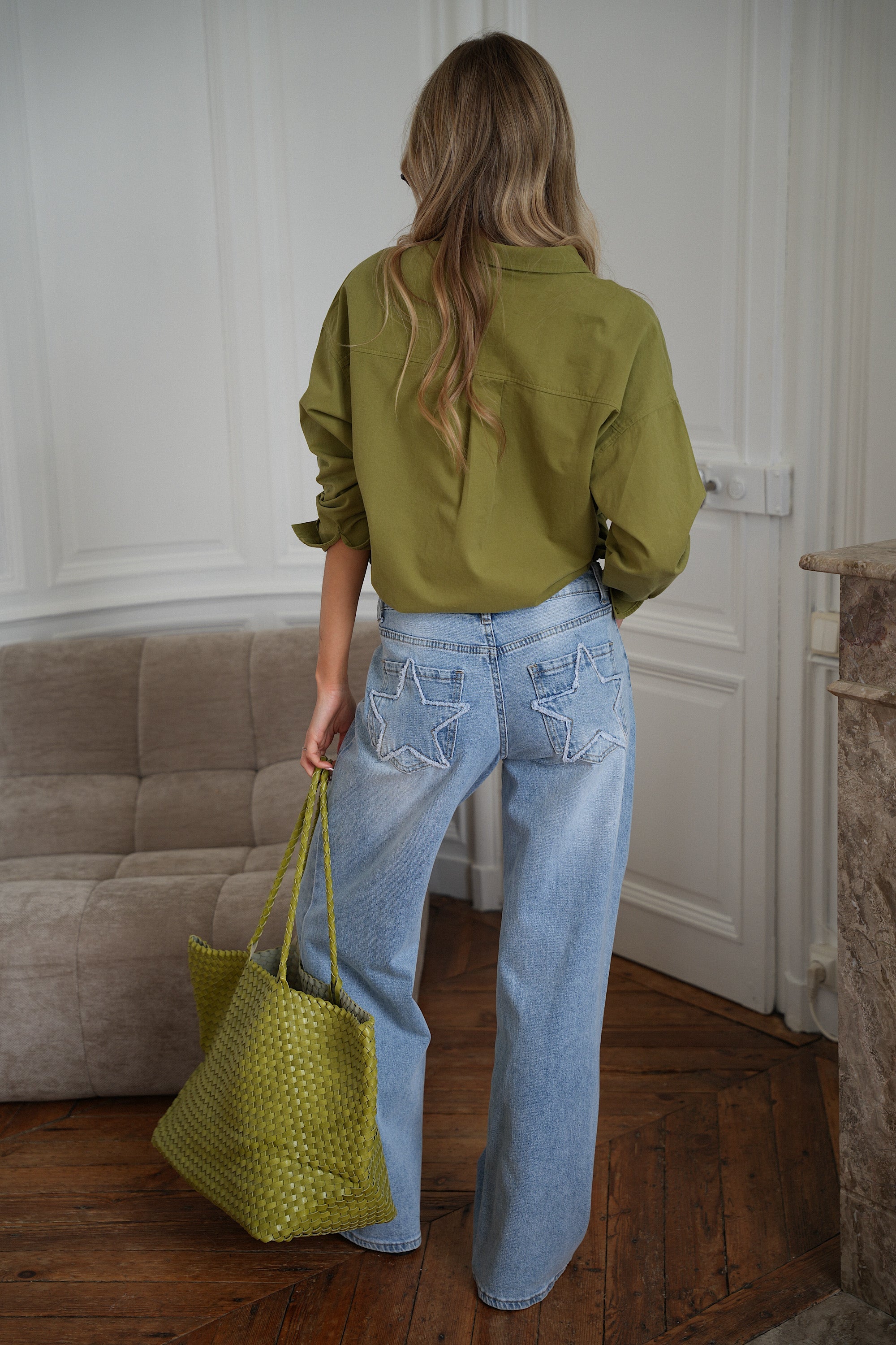 Alane Star Jeans - Blue