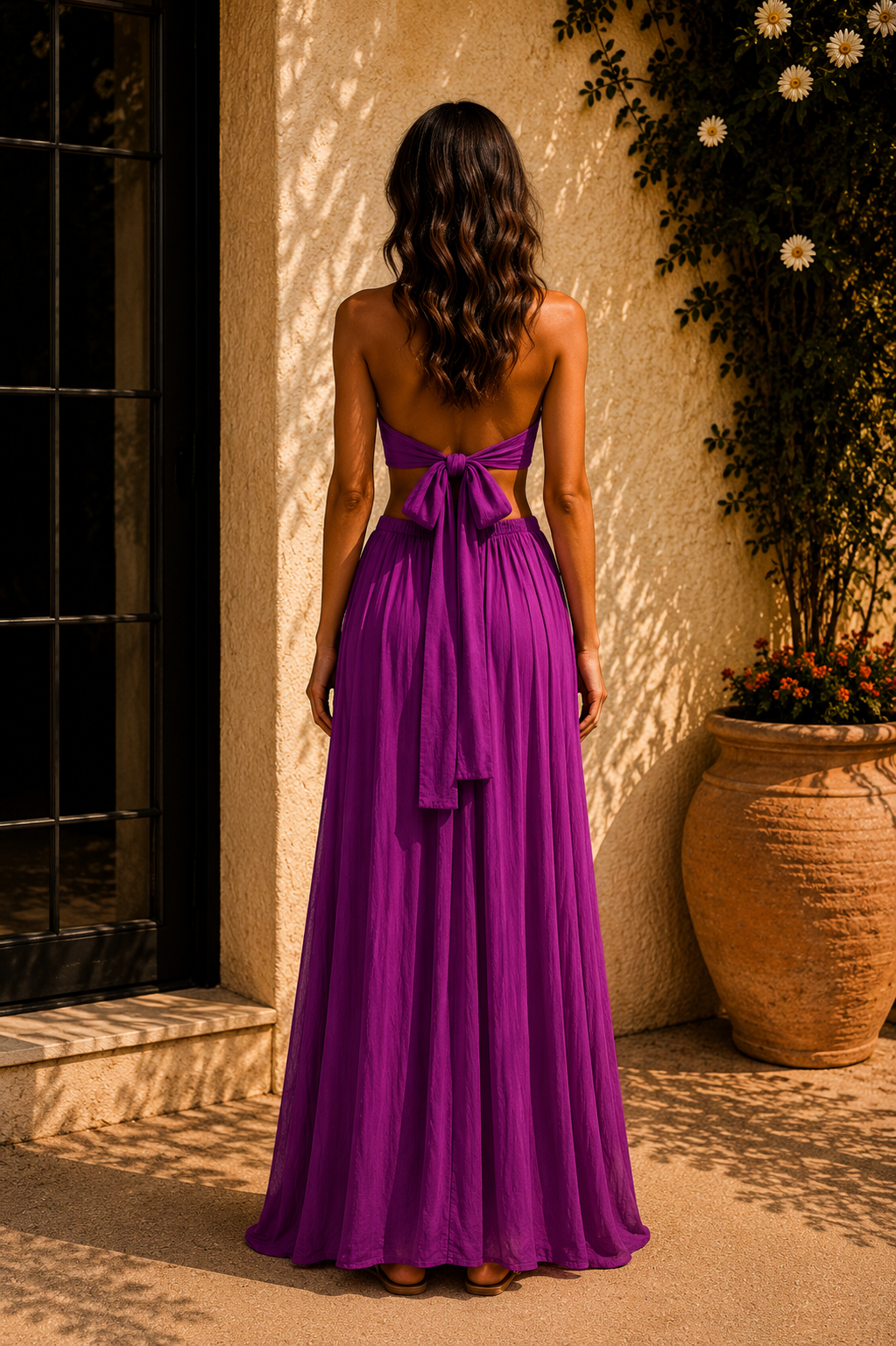 Vestido Nil - Púrpura