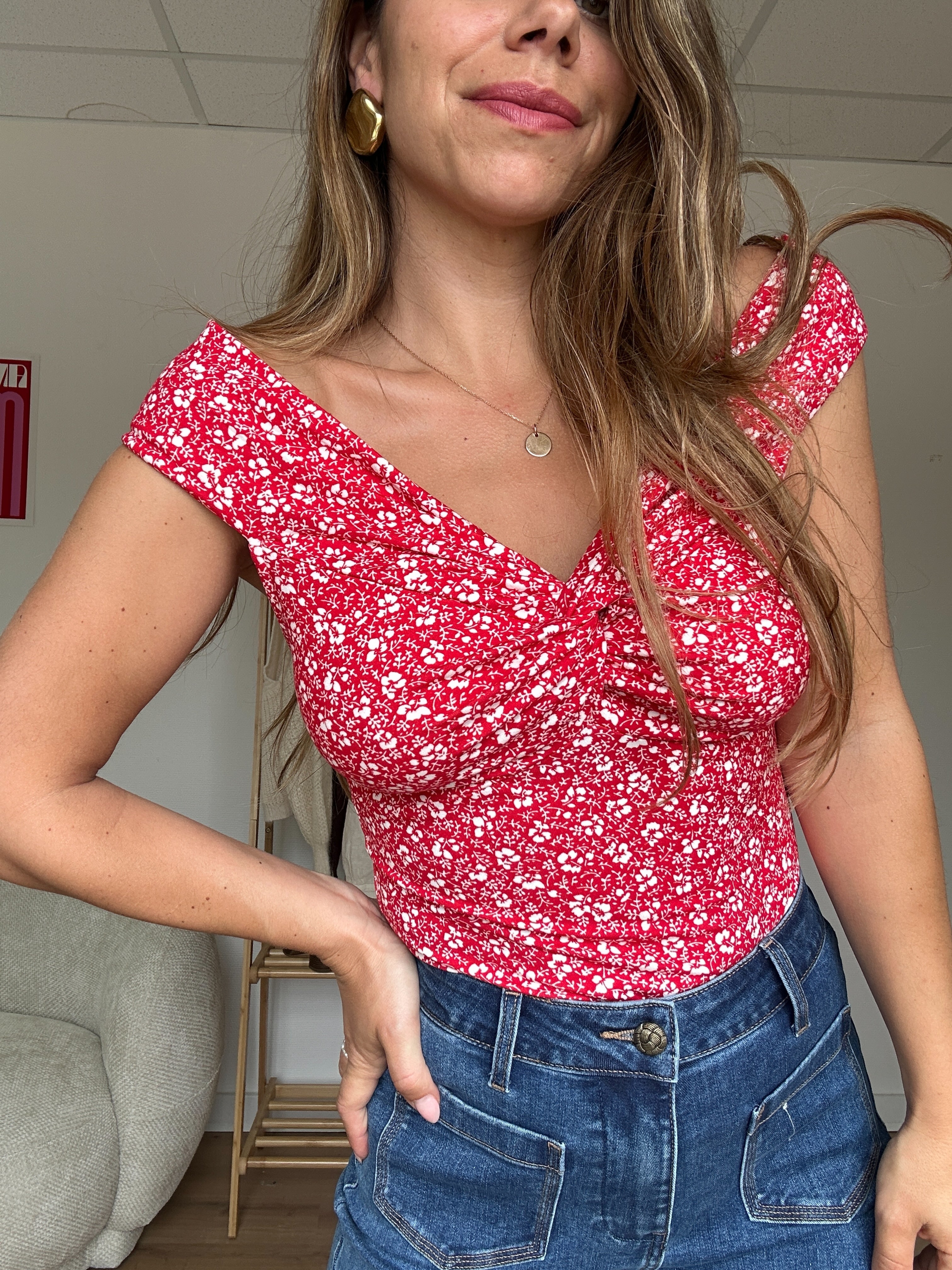 Lina Floral Top