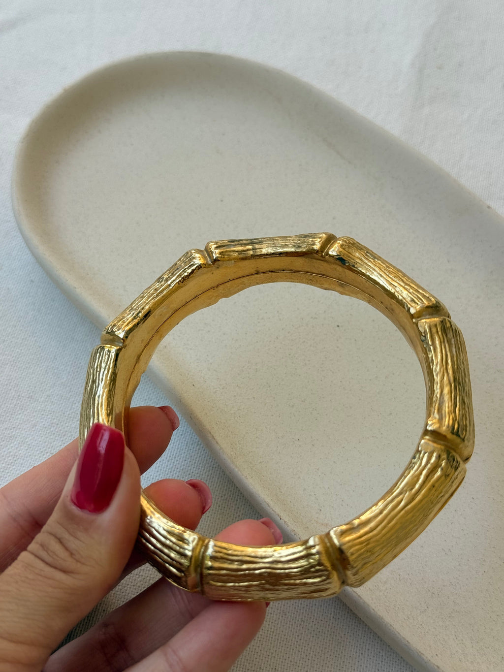 Bracelet Vintage - Jonc Design Bambou