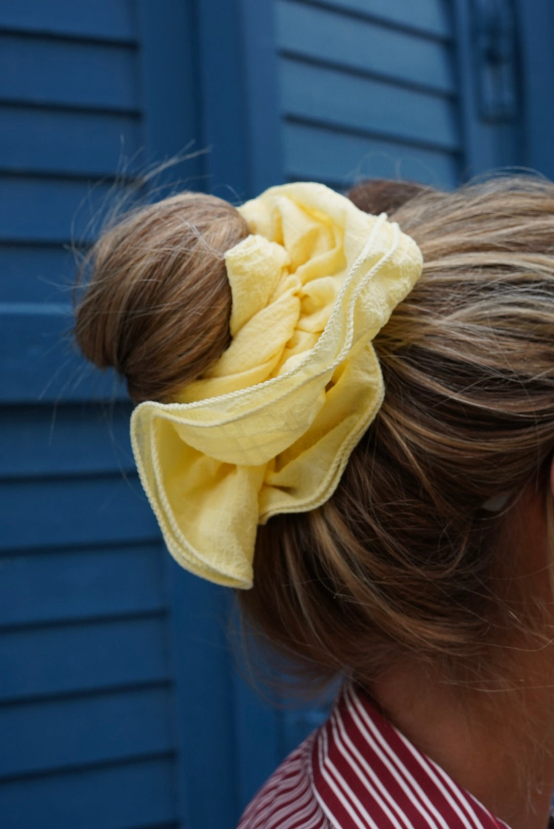 Maxi Froufrou Yellow Scrunchie