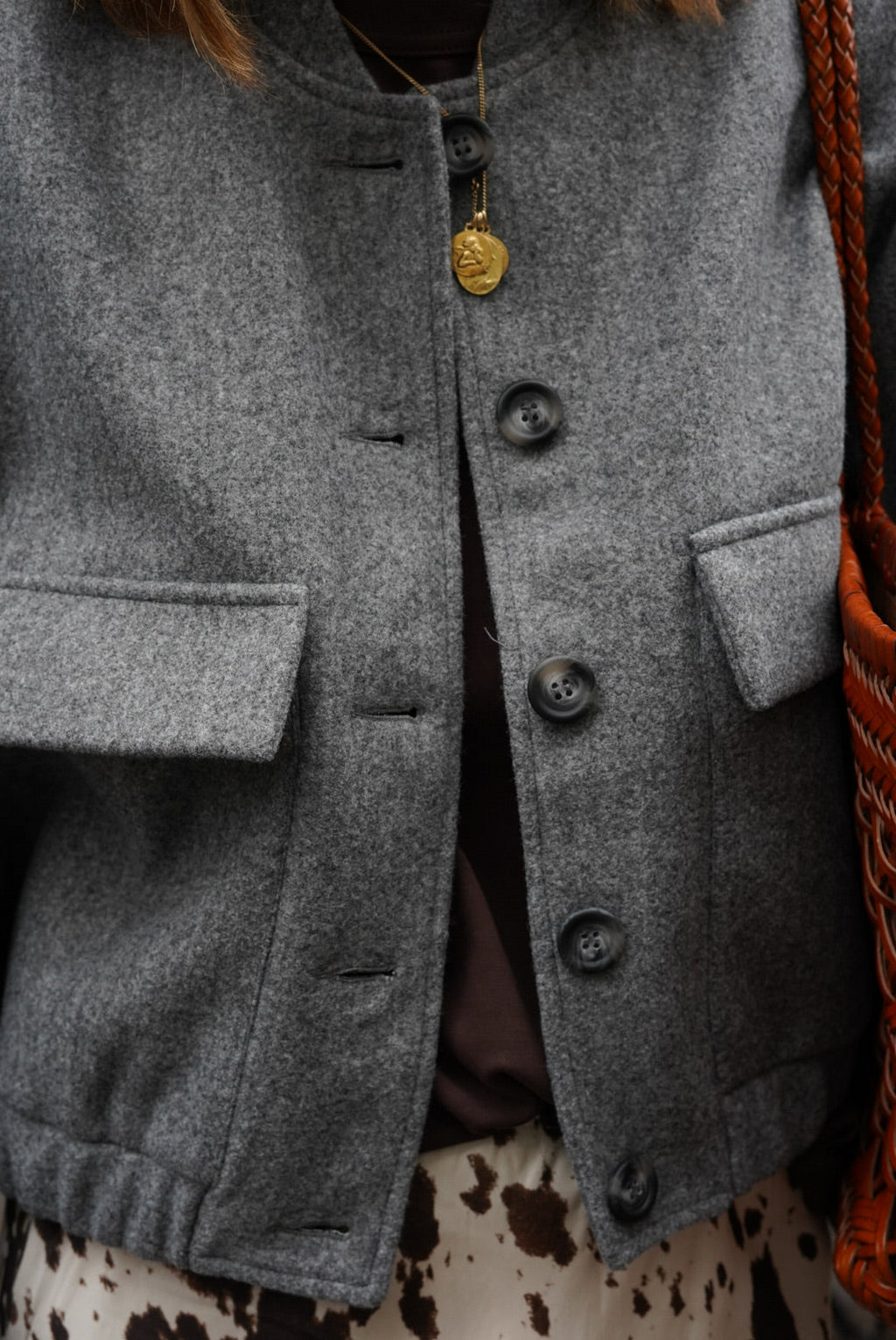 Bombers Jean Gris