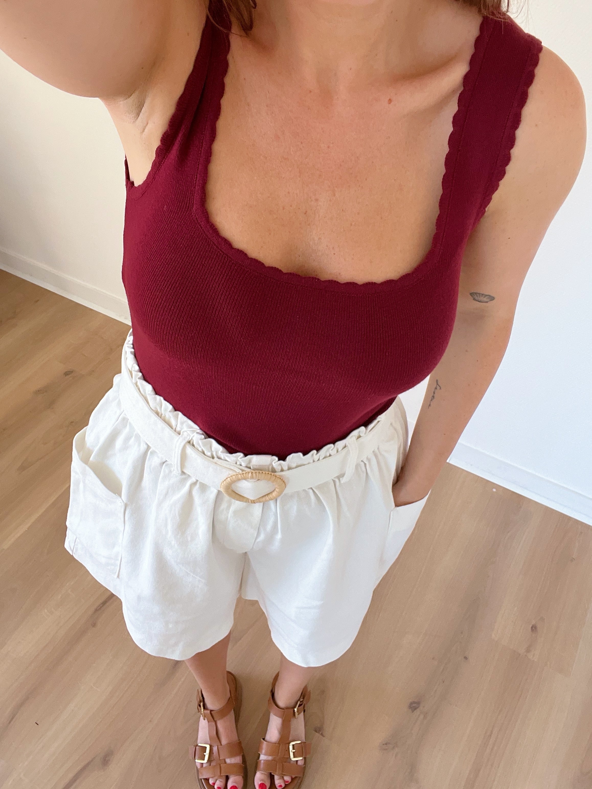 Shorts Con Cinturón Romy
