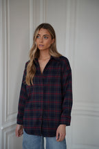 Chemise À Carreaux Amanda - Bordeaux