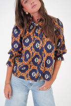 Blouse Zola Bleue