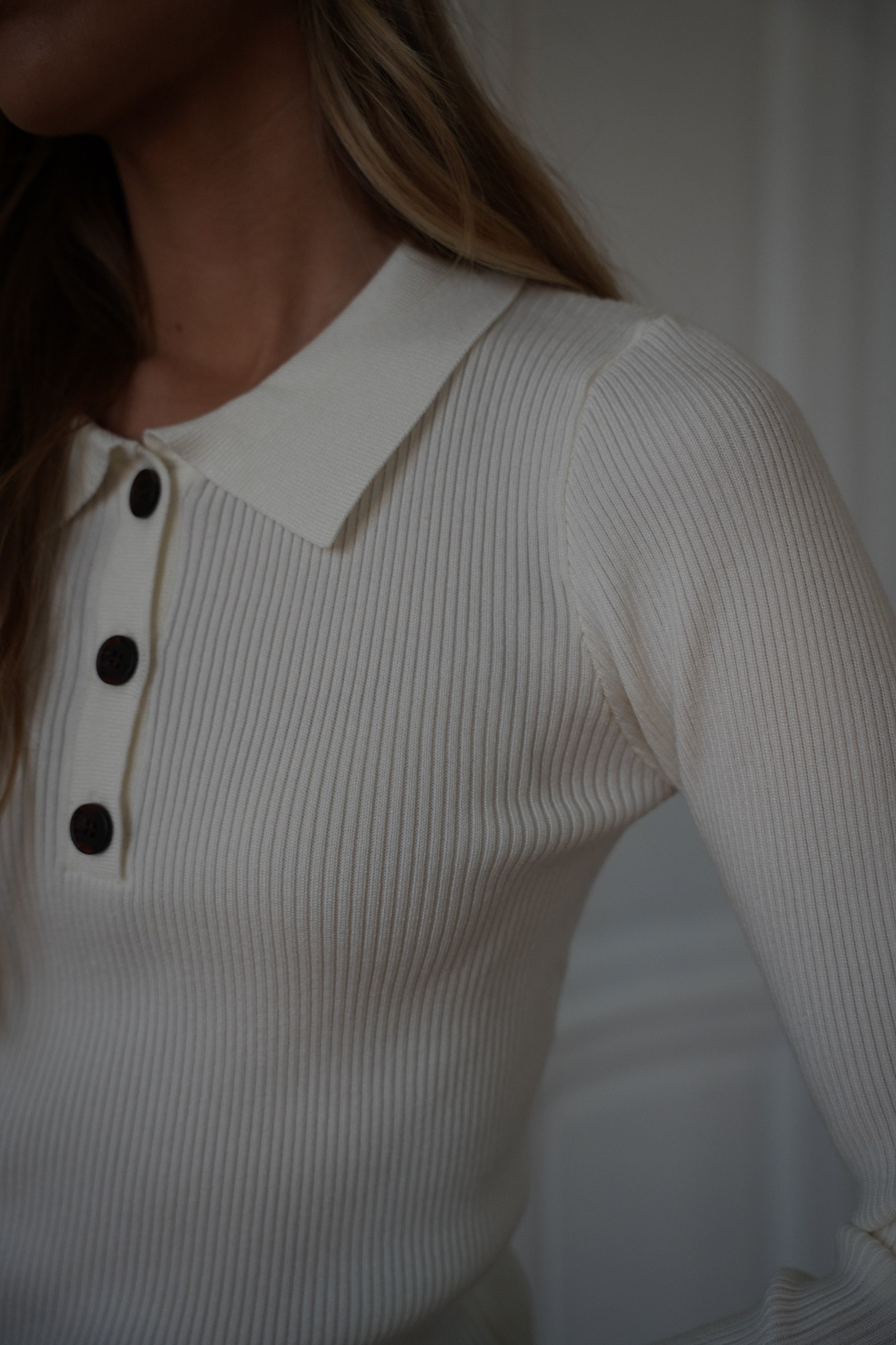 Jersey fino Marissa - Blanco