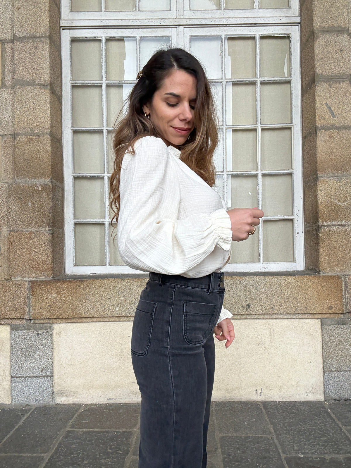Jean Elenette gris anthracite