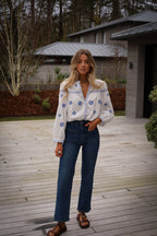 Nayma Straight-Leg Jeans - Blue