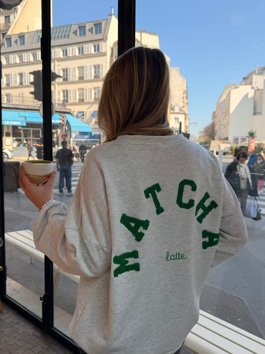 Sweat Matcha - Gris