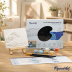 3D Relief Painting Kit - The Great Wave Off Kanagawa