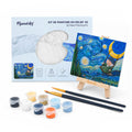 Kit De Peinture En Relief 3D - Le Petit Rêveur Dans La Nuit Étoilée