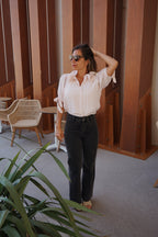 Brune soft pink mini blouse