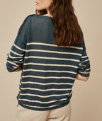 Pull - Theodore - Rayé Argile - Femme