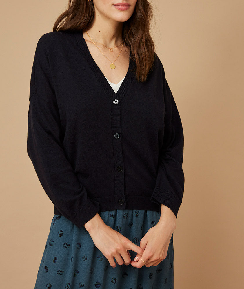 Gilet - Thomine - Marine - Femme