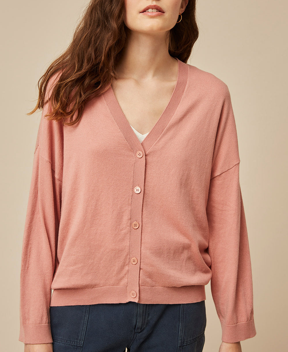 Gilet - Thomine - Poudre - Femme