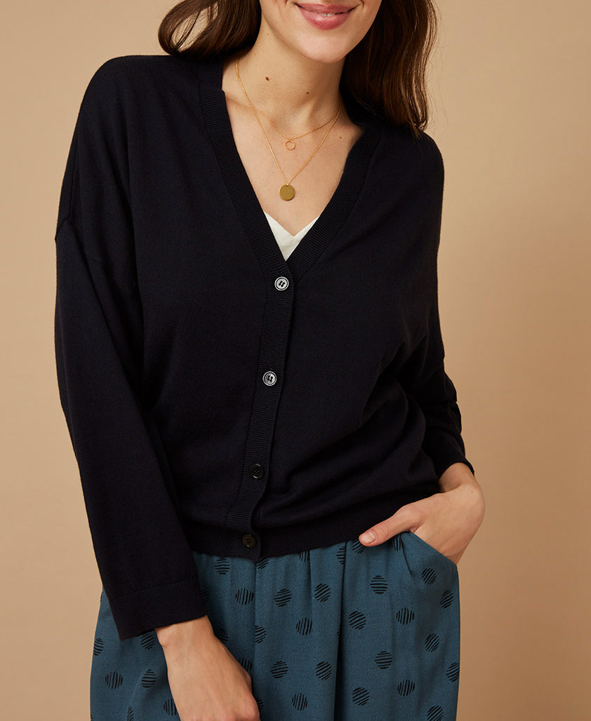 Gilet - Thomine - Marine - Femme