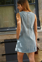 Vestido Agathe Denim Claro